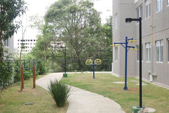 Área comum - Área Fit externa de apartamento para alugar com 2 quartos, 50m² em Fazenda Caguaçu, São Paulo