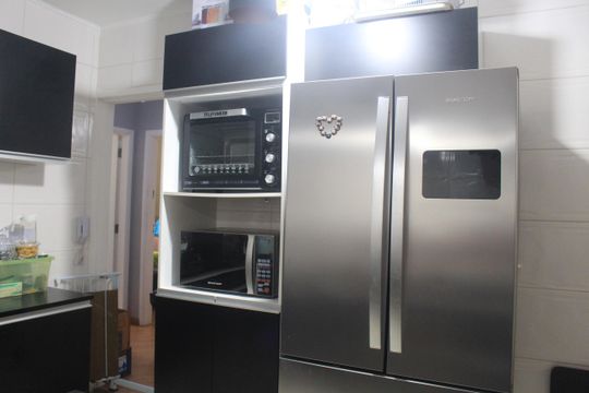 Cozinha de apartamento à venda com 2 quartos, 82m² em Santa Paula, São Caetano do Sul