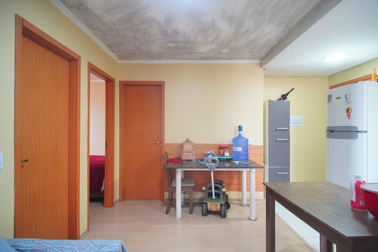 sala de apartamento para alugar com 2 quartos, 47m² em Santo Afonso, Novo Hamburgo