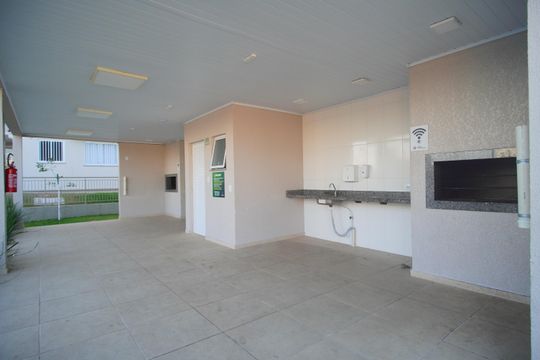 Área comum - Churrasqueira de apartamento para alugar com 2 quartos, 47m² em Santo Afonso, Novo Hamburgo