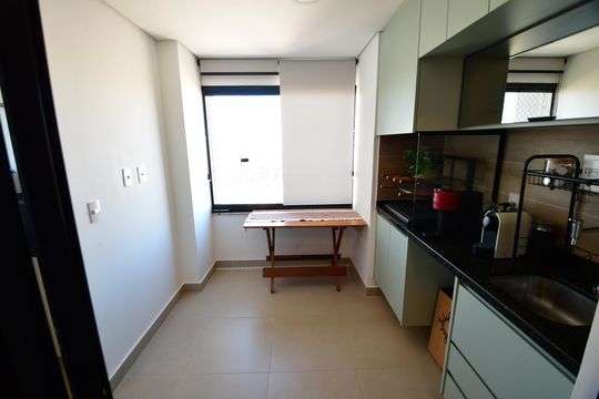 Varanda gourmet de apartamento à venda com 2 quartos, 80m² em Jardim Guanabara, Campinas