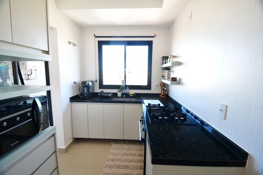 Cozinha de apartamento à venda com 2 quartos, 80m² em Jardim Guanabara, Campinas