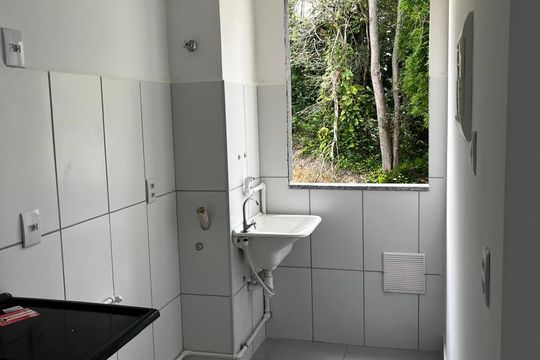 Área de serviço de apartamento à venda com 2 quartos, 45m² em Jacarepaguá, Rio de Janeiro