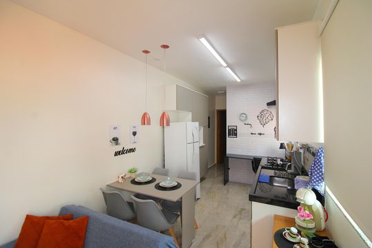 Sala / Cozinha de apartamento para alugar com 1 quarto, 34m² em Jardim Sao Paulo(zona Norte), São Paulo