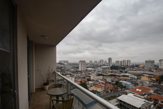 Varanda  de apartamento para alugar com 1 quarto, 38m² em Vila Augusta, Guarulhos