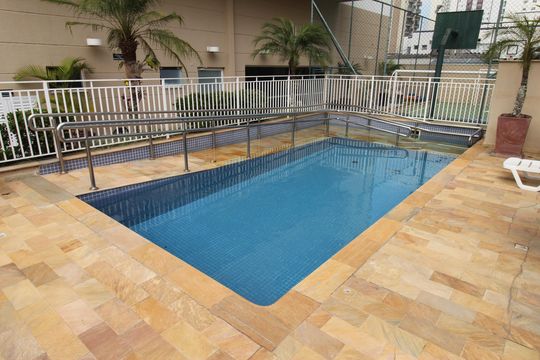Área comum - Piscina de apartamento para alugar com 3 quartos, 103m² em Vila Adyana, São José dos Campos