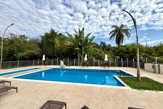Área comum - Piscina de apartamento para alugar com 2 quartos, 45m² em Praia, Contagem