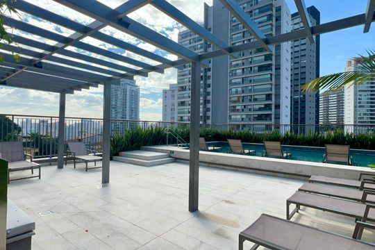 Piscina de apartamento à venda com 2 quartos, 56m² em Vila Anglo Brasileira, São Paulo