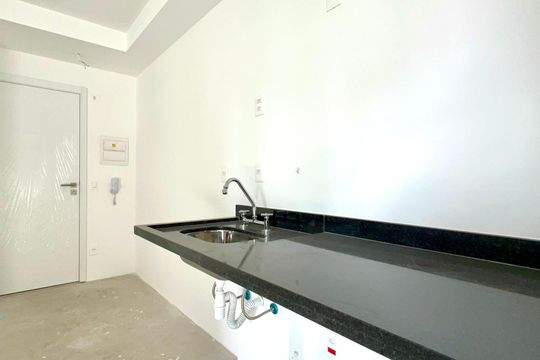 Cozinha de apartamento à venda com 2 quartos, 68m² em Vila Anglo Brasileira, São Paulo