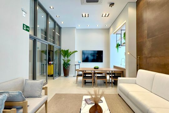 Salão de Festas de apartamento à venda com 2 quartos, 56m² em Vila Anglo Brasileira, São Paulo