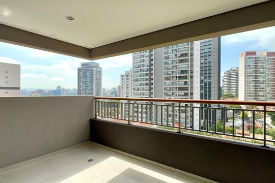 Varanda de apartamento à venda com 2 quartos, 56m² em Vila Anglo Brasileira, São Paulo