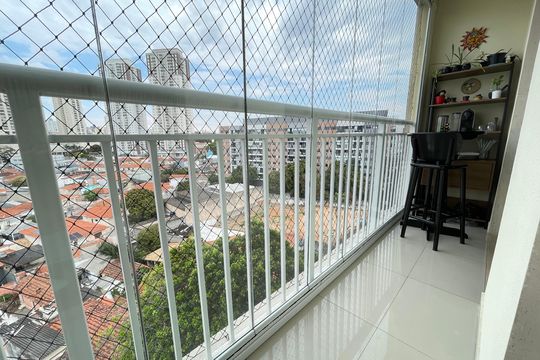 Varanda de apartamento para alugar com 1 quarto, 31m² em Ferreira, São Paulo