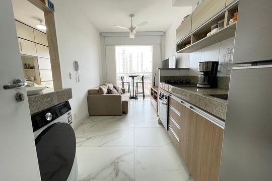 Sala de apartamento para alugar com 1 quarto, 31m² em Ferreira, São Paulo