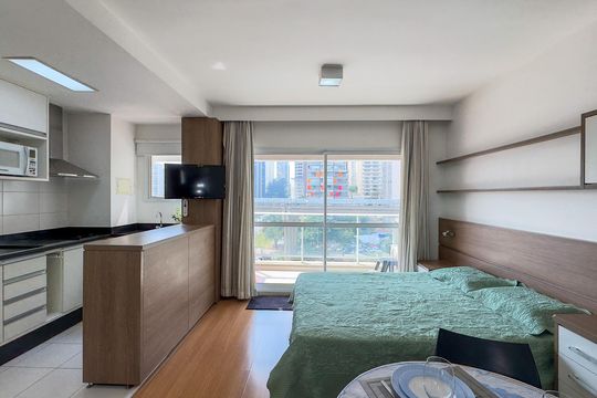 Kitnet/Studio à venda com 1 quarto, 38m² em Brooklin, São Paulo