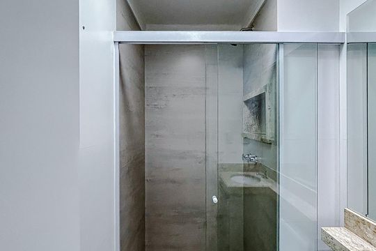 Banheiro de apartamento à venda com 2 quartos, 60m² em Tatuapé, São Paulo