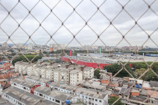 Vista do Quarto de apartamento para alugar com 1 quarto, 32m² em Água Branca, São Paulo