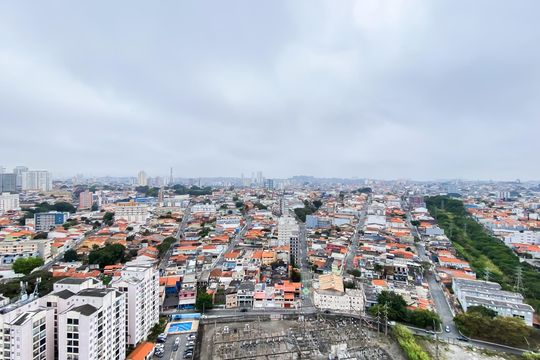 Vista  de apartamento à venda com 1 quarto, 34m² em Vila Guilhermina, São Paulo