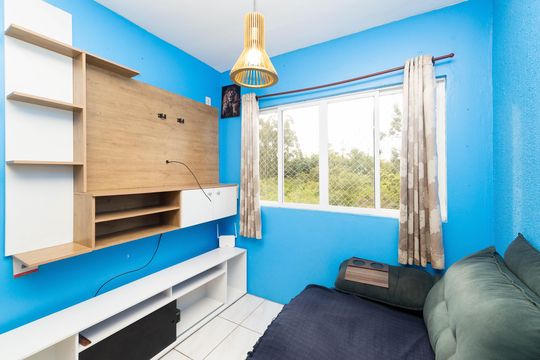 Sala de apartamento para alugar com 2 quartos, 60m² em Novo Mundo, Gravataí
