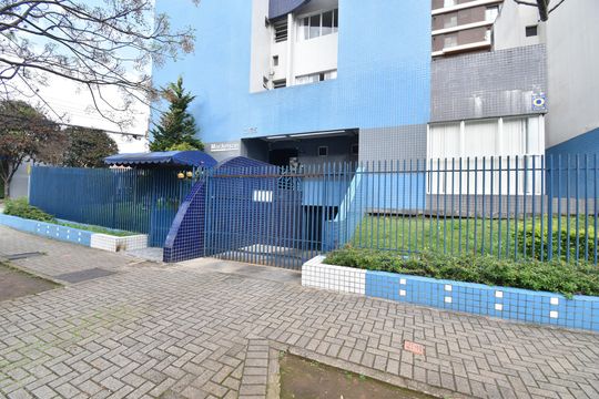 Fachada do Prédio de kitnet/studio para alugar com 1 quarto, 40m² em Água Verde, Curitiba