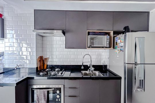 Cozinha - Armários de apartamento à venda com 2 quartos, 42m² em Penha de França, São Paulo