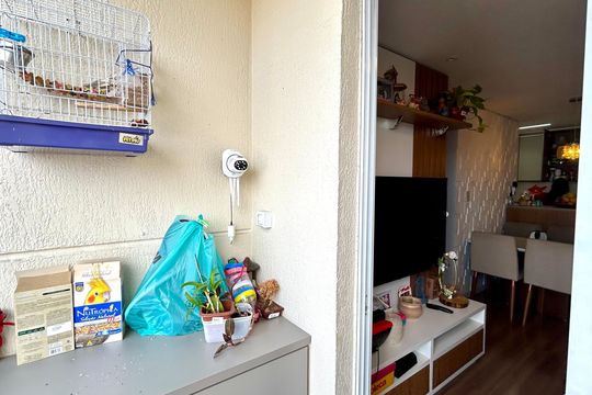 Varanda da Sala de apartamento à venda com 2 quartos, 64m² em Gopouva, Guarulhos