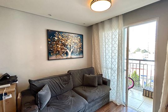 Sala de apartamento à venda com 2 quartos, 64m² em Gopouva, Guarulhos