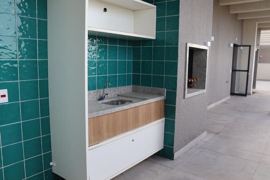 Área comum - Churrasqueira de apartamento à venda com 1 quarto, 67m² em Nova Aldeinha, Barueri