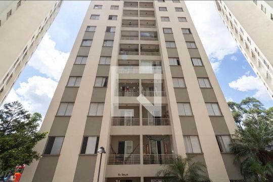 Fachada do bloco de apartamento para alugar com 2 quartos, 48m² em Jardim Monte Alegre, São Paulo