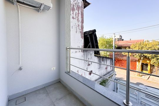 Sacada da Suíte 2 de apartamento à venda com 3 quartos, 200m² em Vila Tereza, São Bernardo do Campo