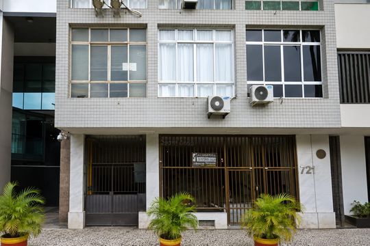 Fachada de apartamento para alugar com 1 quarto, 28m² em Flamengo, Rio de Janeiro