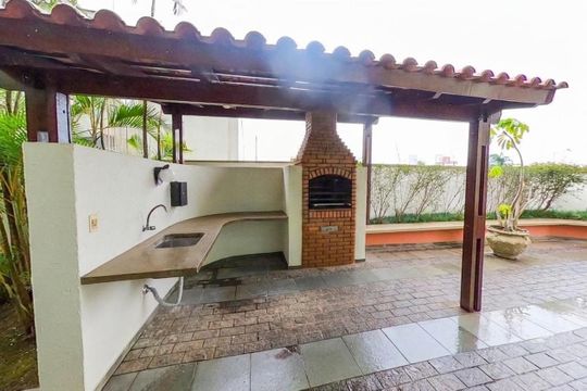 Área externa de apartamento à venda com 3 quartos, 104m² em Vila Assunção, Santo André