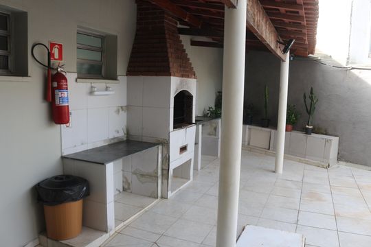 Área comum - Churrasqueira de apartamento à venda com 2 quartos, 80m² em Vila Palmares, São Caetano do Sul