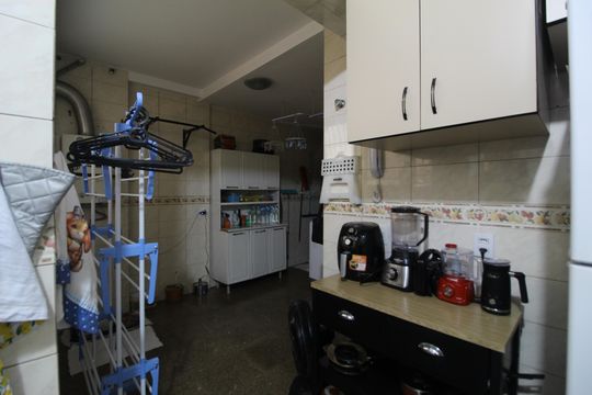 Cozinha de apartamento à venda com 3 quartos, 95m² em Jacarepaguá, Rio de Janeiro