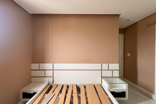 Suite de apartamento para alugar com 3 quartos, 69m² em Vila Leopoldina, Santo André