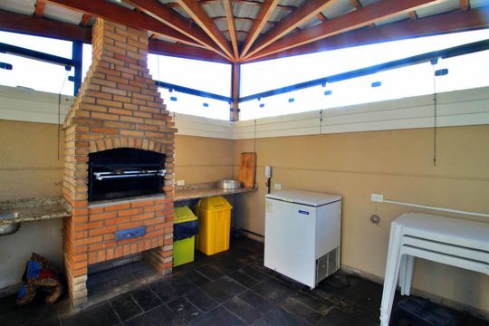 Área comum - Churrasqueira de apartamento para alugar com 3 quartos, 69m² em Vila Leopoldina, Santo André