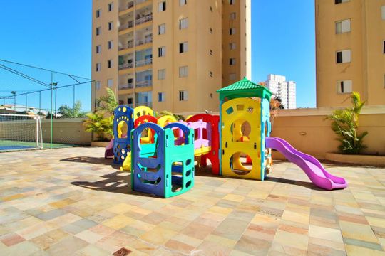 Área comum - Playground de apartamento para alugar com 3 quartos, 69m² em Vila Leopoldina, Santo André