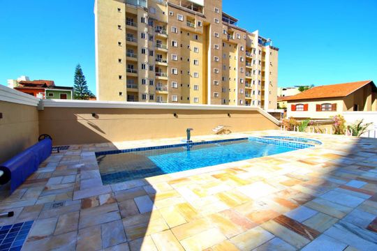 Área comum - Piscina de apartamento para alugar com 3 quartos, 69m² em Vila Leopoldina, Santo André