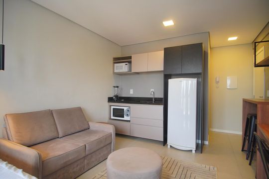 Sala/Quarto de apartamento para alugar com 1 quarto, 25m² em Vila Nova, Novo Hamburgo