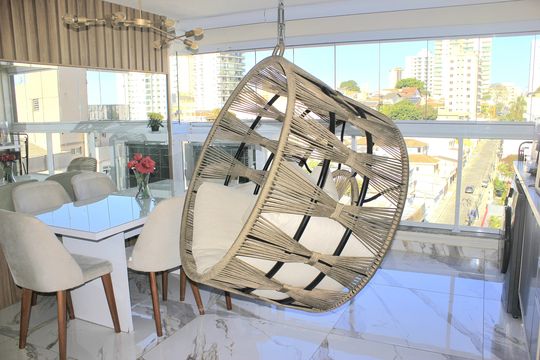 Varanda da Sala de apartamento à venda com 2 quartos, 62m² em Vila Galvão, Guarulhos