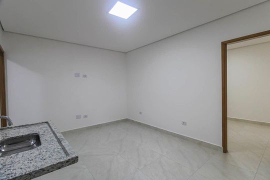 Sala/Cozinha de apartamento à venda com 2 quartos, 48m² em Vila Ema, São Paulo