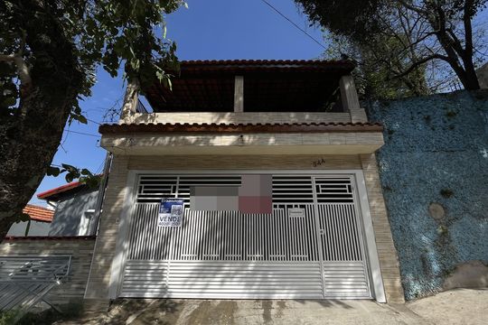 Fachada+Placa  de casa à venda com 3 quartos, 117m² em Vila Santana, São Paulo