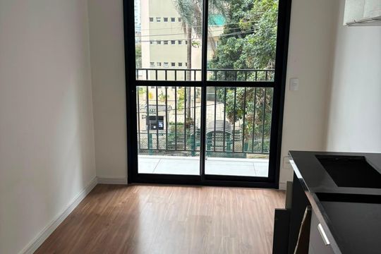 Sala de apartamento para alugar com 1 quarto, 27m² em Campo Belo, São Paulo