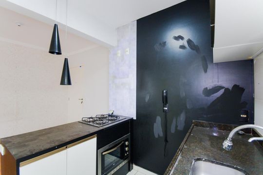 Cozinha de apartamento para alugar com 2 quartos, 50m² em Picanço, Guarulhos