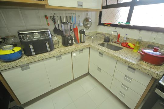 Cozinha  de apartamento à venda com 4 quartos, 113m² em Nova Petrópolis, São Bernardo do Campo