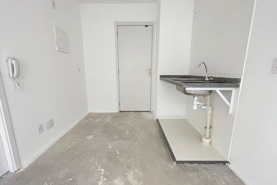 Cozinha de apartamento à venda com 1 quarto, 24m² em Butantã, São Paulo