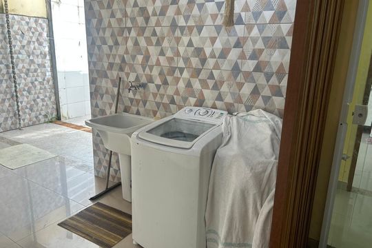 Área de serviço de casa de condomínio à venda com 3 quartos, 120m² em Taquara, Rio de Janeiro