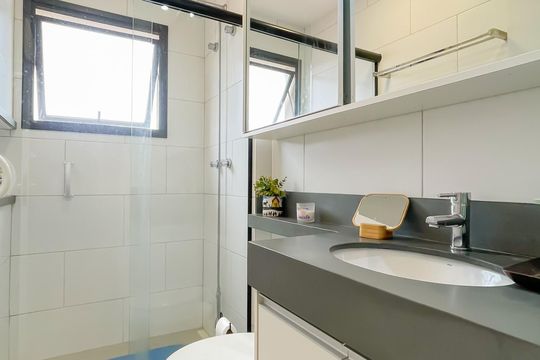 Banheiro 2 de apartamento à venda com 3 quartos, 78m² em Continental, Osasco