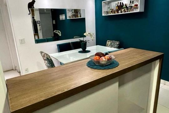 Cozinha de apartamento à venda com 2 quartos, 50m² em Vila Monte Santo, São Paulo