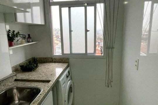Área de serviço de apartamento à venda com 2 quartos, 50m² em Vila Monte Santo, São Paulo