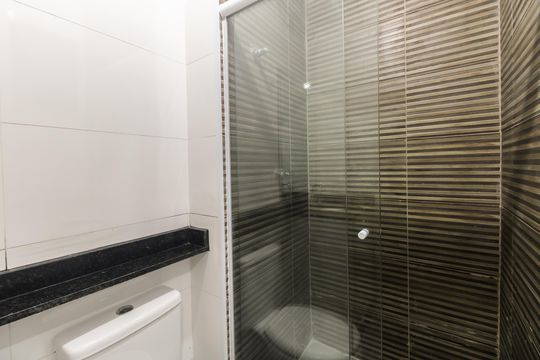 Banheiro  de kitnet/studio à venda com 1 quarto, 22m² em Vila Formosa, São Paulo